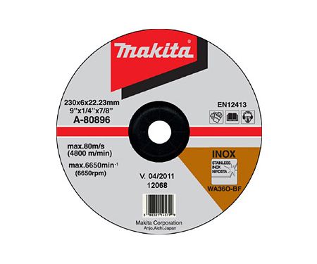 Шлифовальный диск MAKITA 230x22,23x6 мм (A-80896)