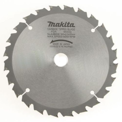 Пильный диск Makita Standart по дереву 165 мм 24 зуба