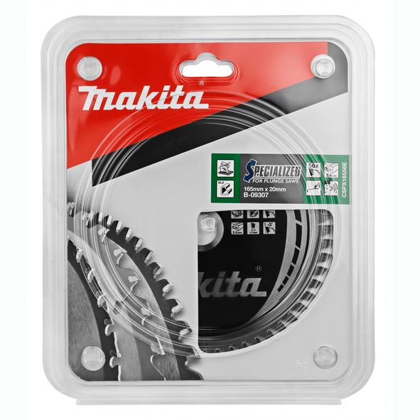 Пиляльний диск Makita для занурювальних пилок SPECIALIZED 165x20 мм 56T (B-09307)