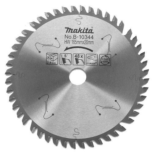 Пиляльний диск з акрилового каменю 165x20 мм 48 зубів Makita (B-10344)
