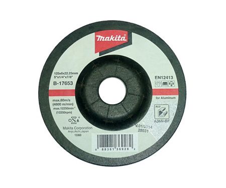 Шлифовальный диск MAKITA 125x22,23x6 мм (B-17653)