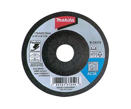 Гибкий шлифовальный диск MAKITA 100x16x3 мм (B-18231)