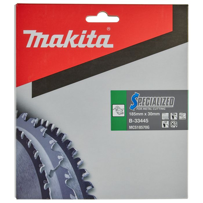 Пиляльний диск SPECIALIZED: сталь 185x30 мм 70T Makita (B-33445)