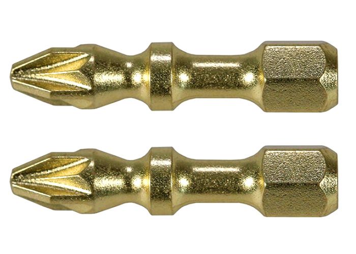 Биты MAKITA Pozidriv Impact Gold Shorton B-42232 (PZ3x30 мм, 2 шт.)