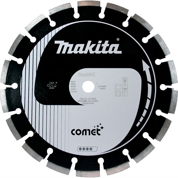 Алмазный диск COMET по асфальту сегмент 400х25,4(20) мм сух/мокр MAKITA (B-42905)