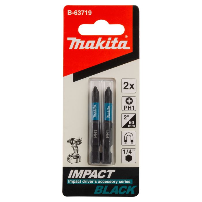 Біта PH1 50 мм Impact Black 2 шт Makita (B-63719)