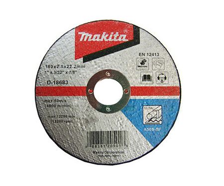 Отрезной диск MAKITA 180x22,23x2,5 мм (D-18683)