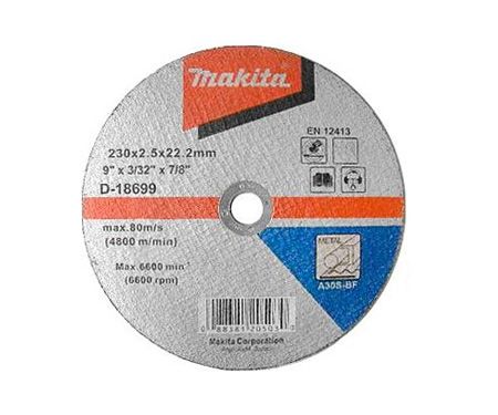 Отрезной диск MAKITA 230x22,23x2,5 мм (D-18699)