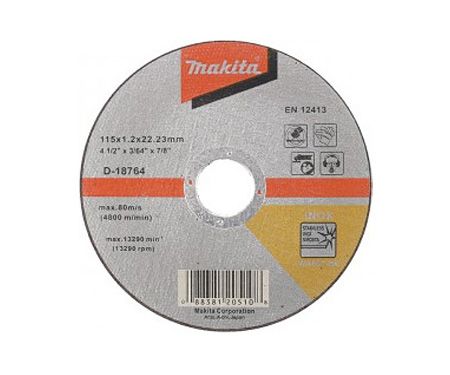 Отрезной диск MAKITA 115x22,23x1,2 мм (D-18764)