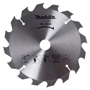 Пильный диск Makita ТСТ по дереву 165x20 мм x 16 зубьев