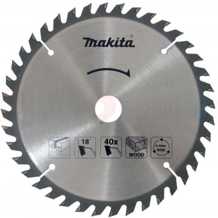 Пильный диск Makita ТСТ по дереву 165x20 мм x 40 зубьев