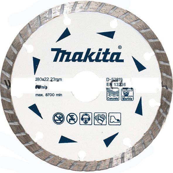 Алмазный диск 180 мм Makita (D-52819)