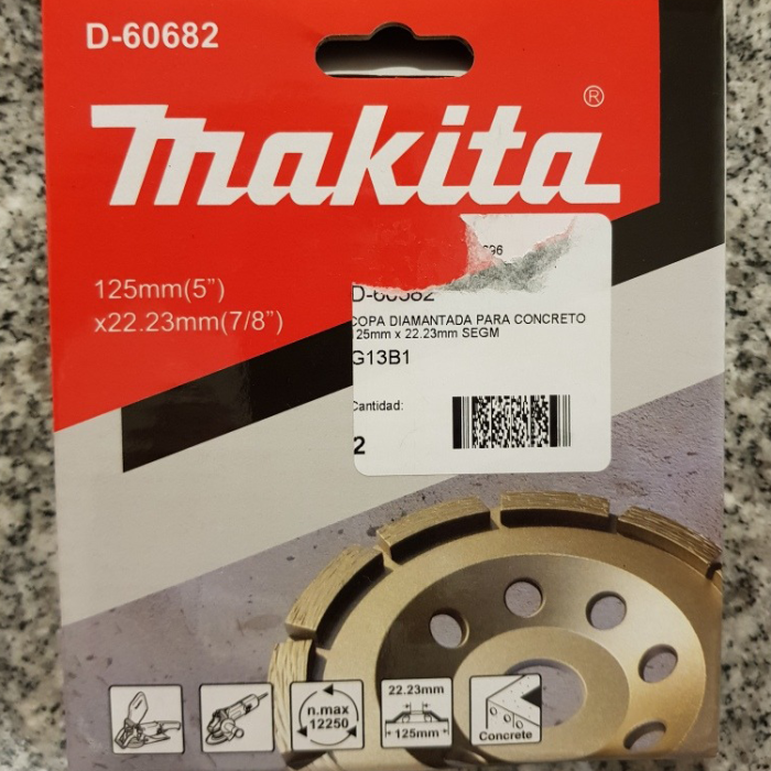 Алмазный шлифовальный диск 125х22,23 мм Makita (D-60682)