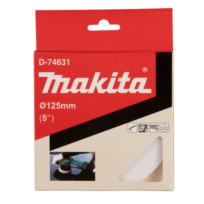 Фетровый полировальный диск Makita 125 мм (D-74631)