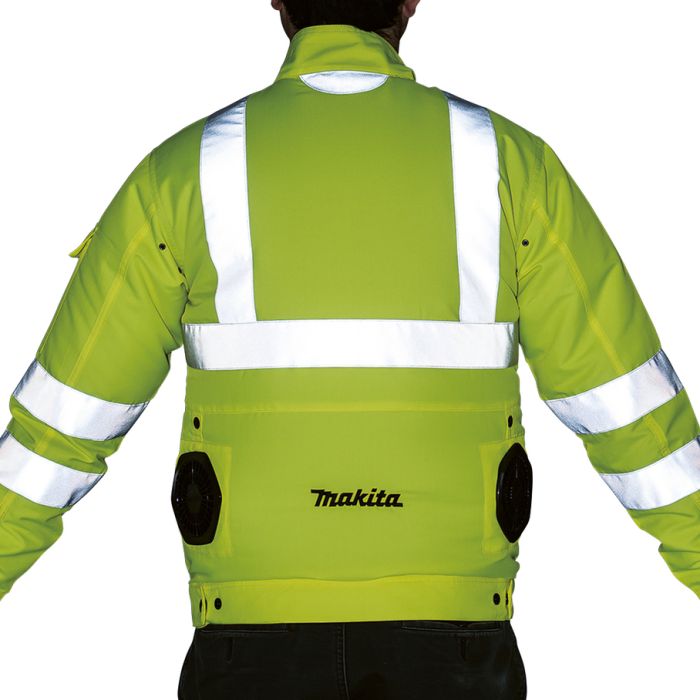 Аккумуляторная куртка с вентиляцией Makita LXT/CXT, 10,8-18В (XL) DFJ214ZXL