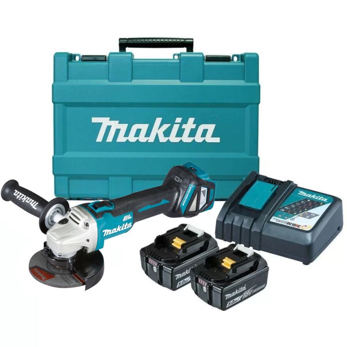 Аккумуляторная болгарка Makita DGA 511 RTE