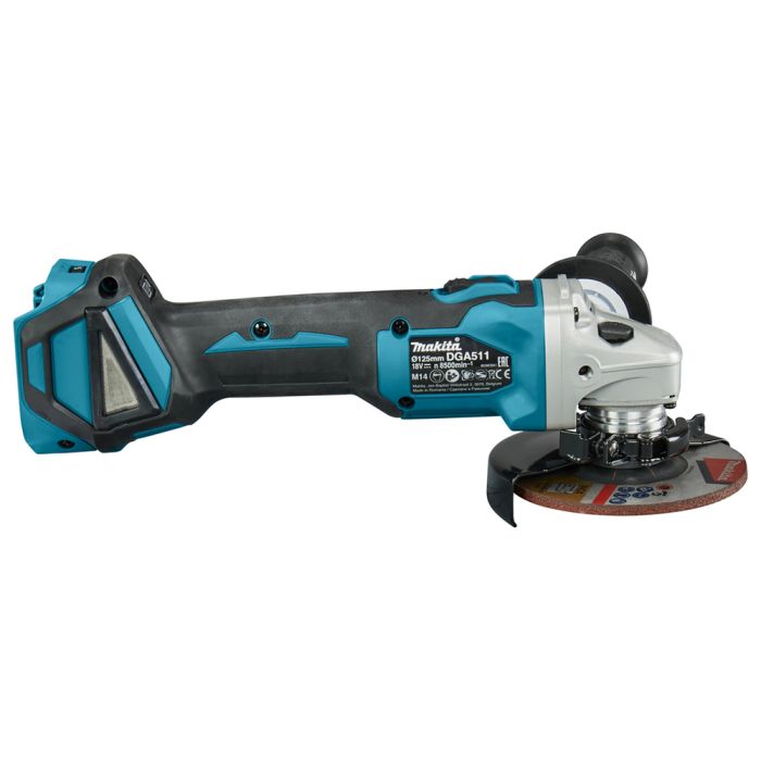 Аккумуляторная болгарка Makita DGA 511 RTE