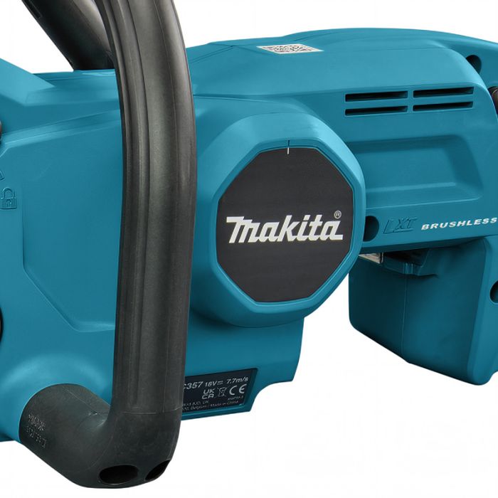 Аккумуляторная цепная пила Makita DUC357Z + BL1850B + DC18RC