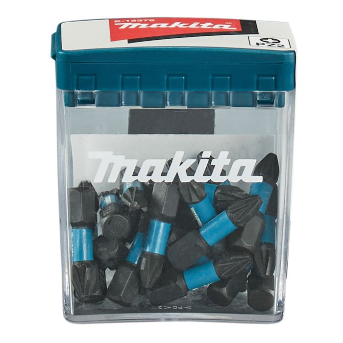 Біти PZ2 25 мм Impact Black 25 шт Makita (E-12376)