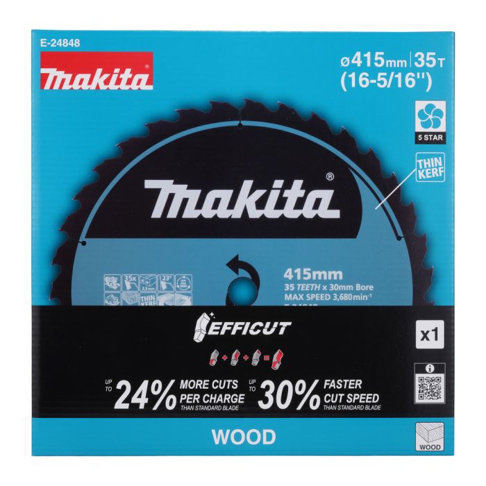 Диск пиляльний по деревині Efficut Specialized 415x30 35T Makita (E-24848)