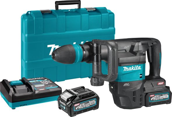 Аккумуляторный отбойный молоток XGT 40 V MAX Makita HM001GM201