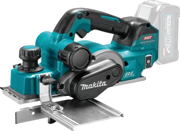 Акумуляторний рубанок Makita 40В XGT, 82 мм KP001GZ (без АКБ)