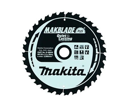 Пильный диск по дереву MAKITA MAKBlade Plus 255х30 мм 60Т