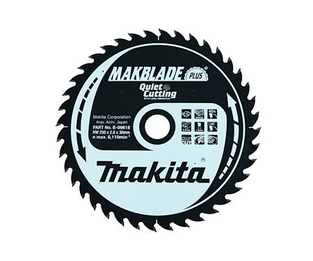 Пильный диск по дереву MAKITA MAKBlade Plus 255 мм 40Т