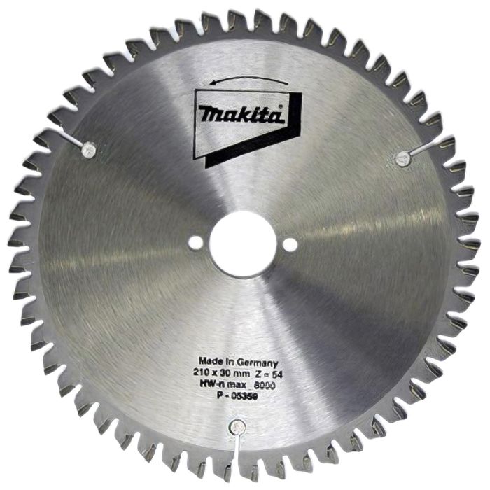 Пиляльний диск Makita SPECIALIZED: алюміній, ламінат 210х30/25 мм 54 зуба (P-05359)
