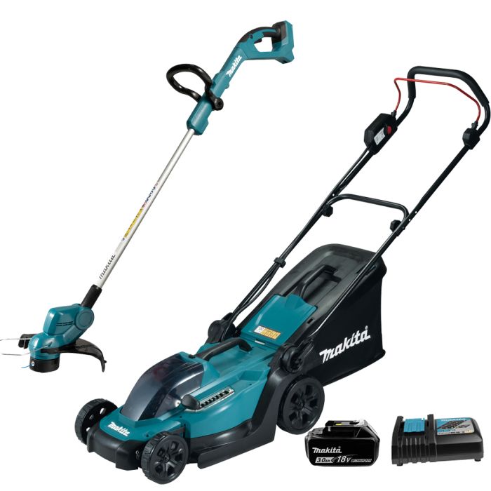 Набір акумуляторного інструменту Makita LXT 18 В (газонокосарка DLM330Z + тример DUR193RF)