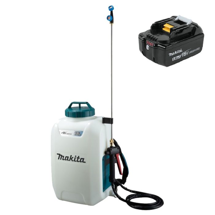 Акумуляторний садовий обприскувач Makita DUS158Z + акумулятор BL1850B